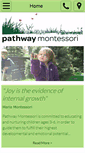 Mobile Screenshot of pathwaymontessori.org